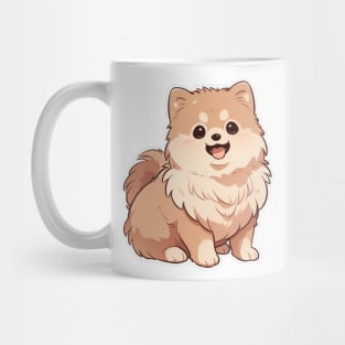 Cute Pomeranian Sitting Mug